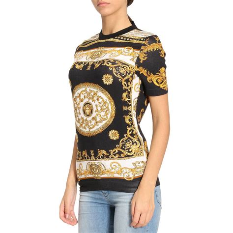 pink versace shirt women's|versace collection women.